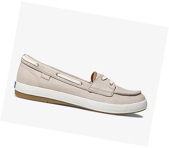 Tenis Slip On Keds Charter Chambray Comodidad Mujer Amarillos | BFN154369