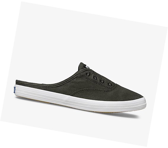 Tenis Slip On Keds Moxie Mule Washable Comodidad Mujer Grises Oscuro | RCD079158