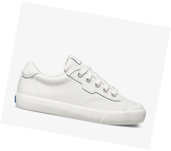 Zapatos Casuales Keds Big Kid Crew Kick '75 Cuero Niños Blancos | PDQ450612