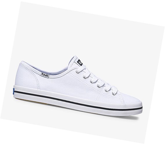 Zapatos con Cordones Keds Kickstart Mujer Blancos | QSI253016
