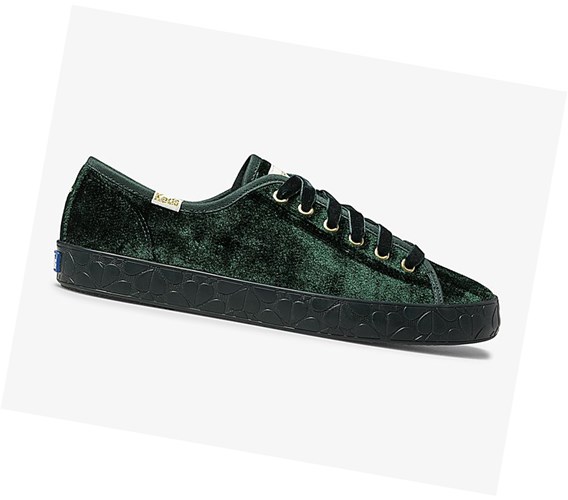 Zapatos con Cordones Keds x kate spade new york Kickstart Logo Foxing Mujer Verdes | AZM084269